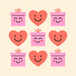 Hearts And Presents Birthday Confetti-exploding Greetings Card