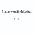 Hilarious For Dad Confetti-exploding Greetings Card