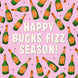 Happy Bucks Fizz Season! Funny Christmas Confetti-exploding Greetings Card