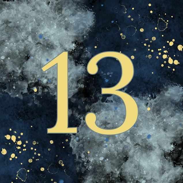 13th Birthday Abstract Design Confetti-exploding Greetings Card