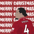 LFC Virgil Christmas Confetti-exploding Greetings Card