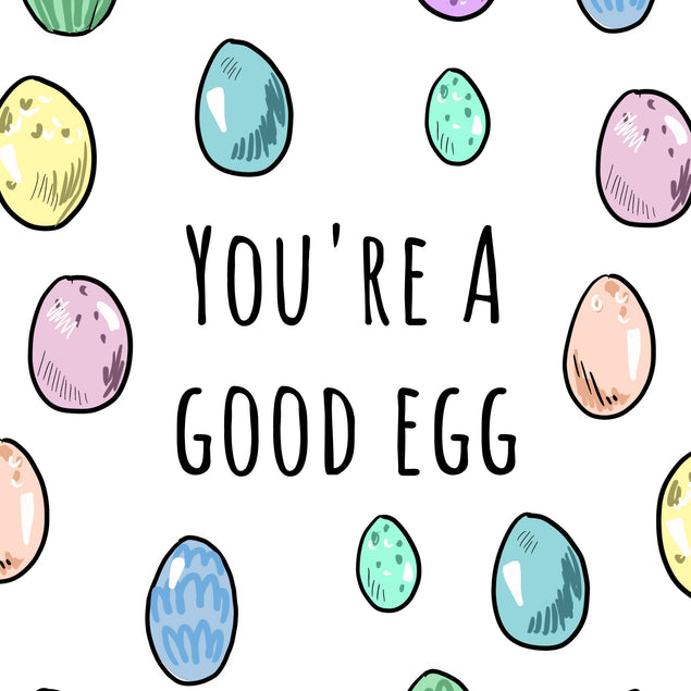 You're A Good Egg Confetti-exploding Greetings Card