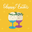 Couple Of Eggs Easter Confetti-exploding Greetings Card