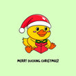 Merry Ducking Christmas! Confetti-exploding Greetings Card