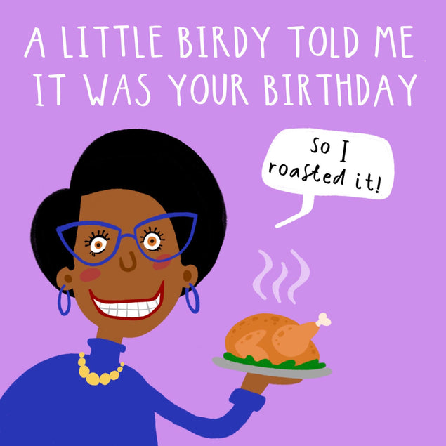 A Little Birdie Joke Birthday Confetti-exploding Greetings Card