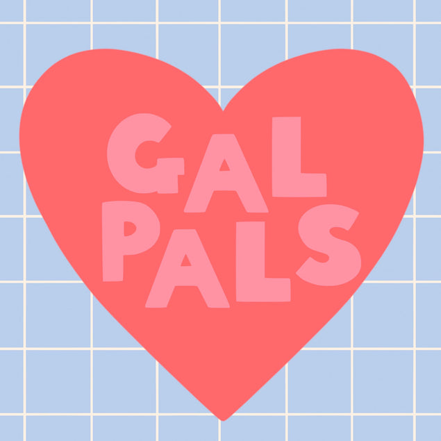 Gal Pals Confetti-exploding Greetings Card