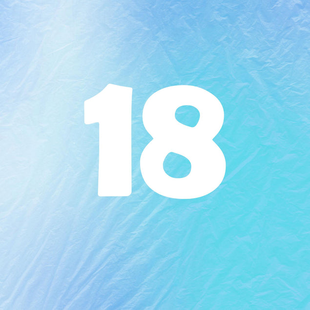 Minimalistic 18th Birthday Confetti-exploding Greetings Card