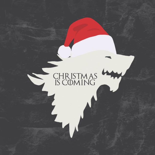 Christmas Is Coming - Funny Game Of Thrones Confetti-exploding Greetings Card