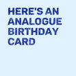 Analogue Birthday Confetti-exploding Greetings Card