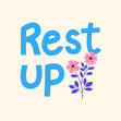 Rest Up Get Well Soon Blue Confetti-exploding Greetings Card