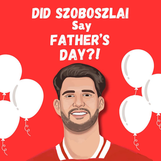 Dominik Szoboszlai Liverpool Father's Day Confetti-exploding Greetings Card