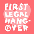 First Legal Hangover Pink 18th Birthday Confetti-exploding Greetings Card