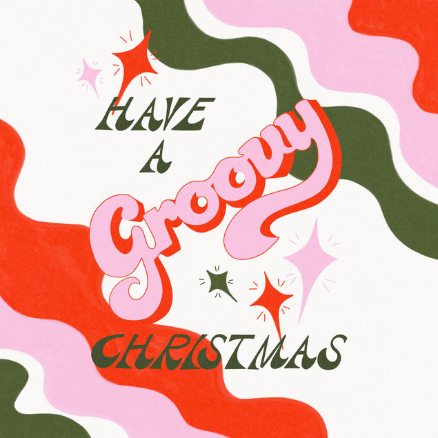 Have A Groovy Christmas Confetti-exploding Greetings Card