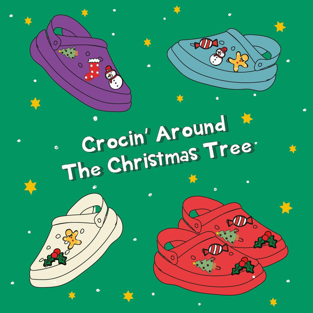 Crocin' Around The Christmas Tree Confetti-exploding Greetings Card