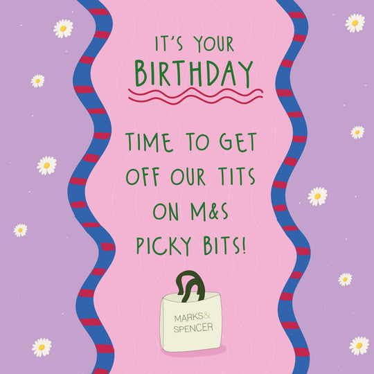 M&S Picky Bits Birthday Confetti-exploding Greetings Card