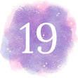 19th Birthday Purple Sky Confetti-exploding Greetings Card