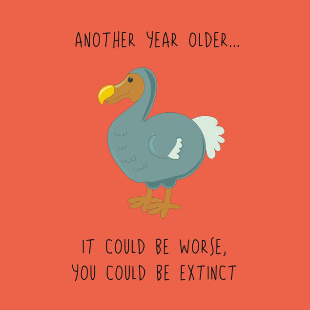 At Least You're Not Extinct - Dodo Bird Birthday Confetti-exploding Greetings Card