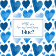 Will You Be My Something Blue? Bridesmaid Proposal Confetti-exploding Greetings Card