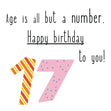 Happy 17th Birthday To You! Confetti-exploding Greetings Card