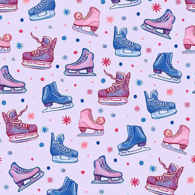 Ice Skating Confetti-exploding Greetings Card