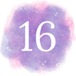 16th Birthday Purple Sky Confetti-exploding Greetings Card