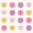 Love Hearts Confetti-exploding Greetings Card