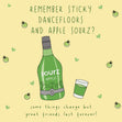 Remember Apple Sourz? Funny Birthday Confetti-exploding Greetings Card