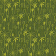 Green Palm Tree Confetti-exploding Greetings Card