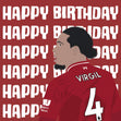 LFC Virgil Birthday Confetti-exploding Greetings Card