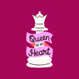 Queen Of My Heart - Chess Queen Confetti-exploding Greetings Card
