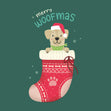 Merry Woofmas - Cute Christmas Confetti-exploding Greetings Card