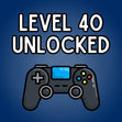 Level 40 Unlocked - 40th Birthday For Gamers Confetti-exploding Greetings Card