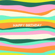 Colourful Happy Birthday Confetti-exploding Greetings Card
