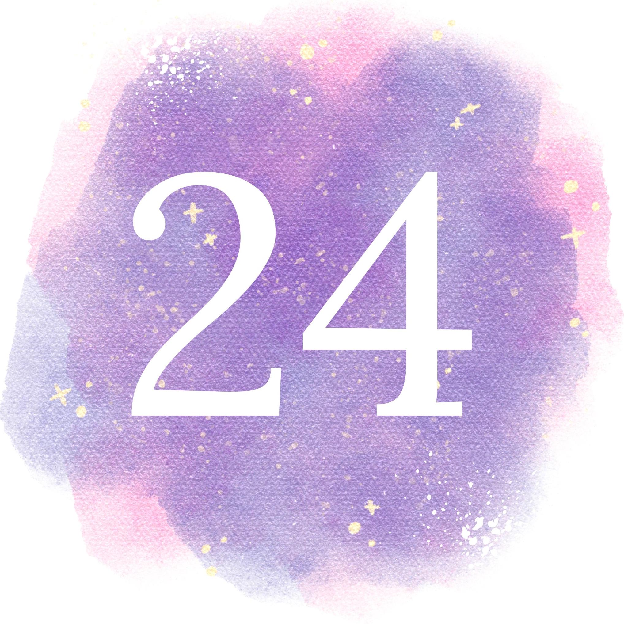 24th Birthday Purple Sky Confetti-exploding Greetings Card – Boomf