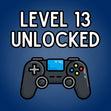 Level 13 Unlocked - 13th Birthday For Gamers Confetti-exploding Greetings Card