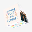 Sending Love And Comfort White Confetti-exploding Greetings Card