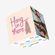 Hang In There Bat Confetti-exploding Greetings Card