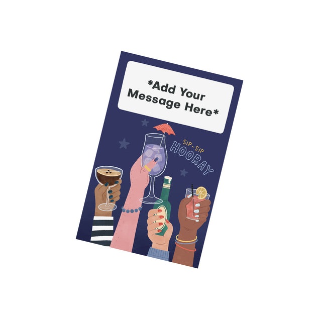 21st Birthday Cannon Confetti Shooter Card