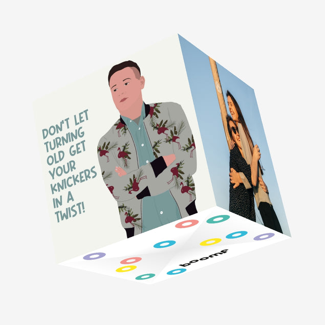 Knickers In A Twist Birthday Confetti-exploding Greetings Card