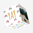 Yay Rainbows Birthday Confetti-exploding Greetings Card