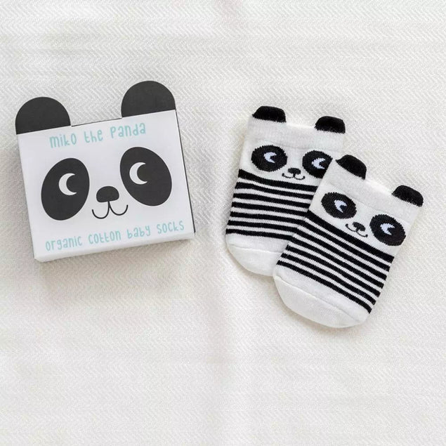 Panda Organic Cotton Baby Socks