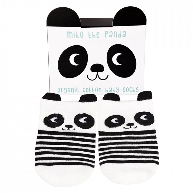 Panda Organic Cotton Baby Socks