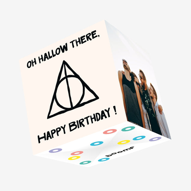 Oh Hallow There Harry Potter Funny Birthday Confetti-exploding Greetings Card