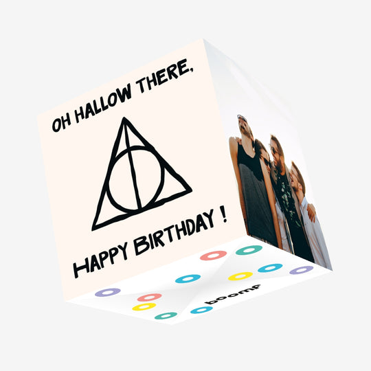 Oh Hallow There Harry Potter Funny Birthday Confetti-exploding Greetings Card