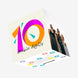 Double Digits 10th Birthday Confetti-exploding Greetings Card