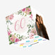 60th Birthday Pink Flowers Confetti-exploding Greetings Card