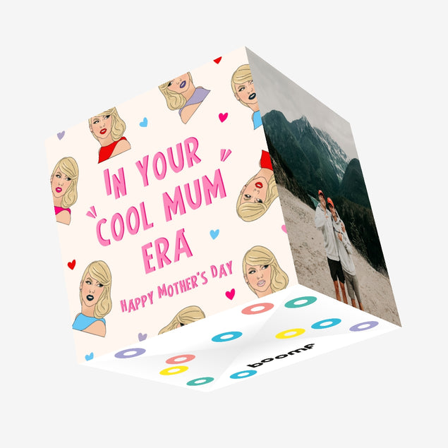 Cool Mum Era Taylor Swift Mother's Day Confetti-exploding Greetings Card