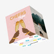 Cheers To You Congratulations Confetti-exploding Greetings Card