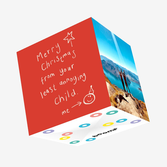 Merry Christmas From Your Least Annoying Child Confetti-exploding Greetings Card