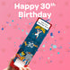 30th Birthday Cannon Confetti Shooter Card